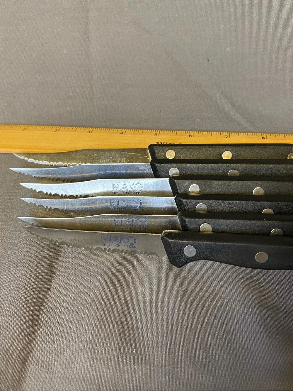 Mako Sheffield Steel kitchen knives set of 11